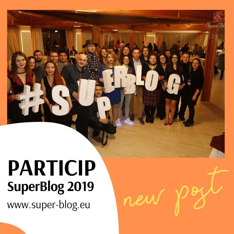 Particip la SuperBlog 2019 (după două ediții în care am stat pe bară)